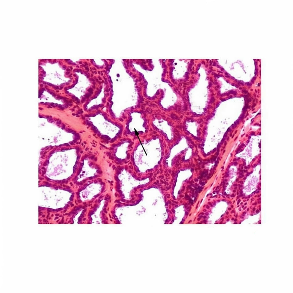 Dairy Goat Mammary Gland (Lactating Phase), Microscope Slide - Dr Wong Anatomy