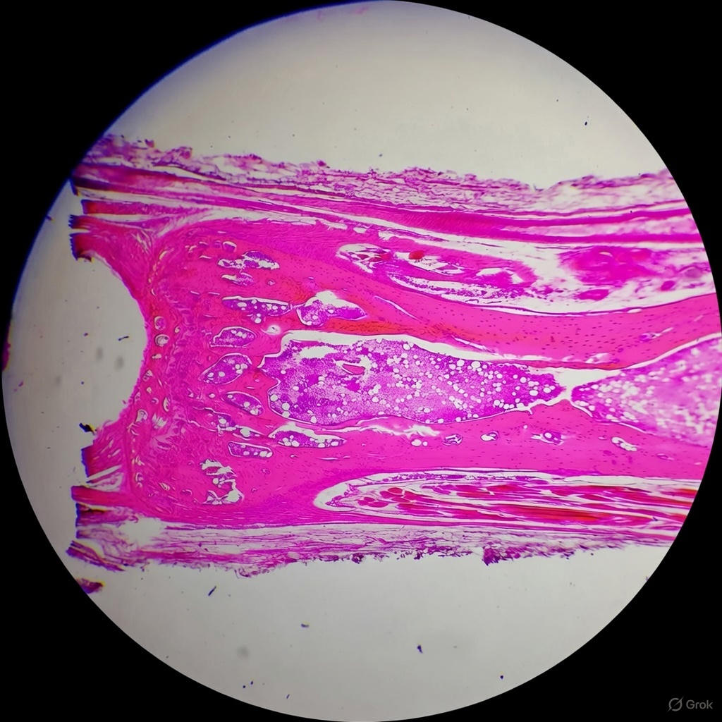 Bone Marrow, c.s. Microscope Slide - Dr Wong Anatomy