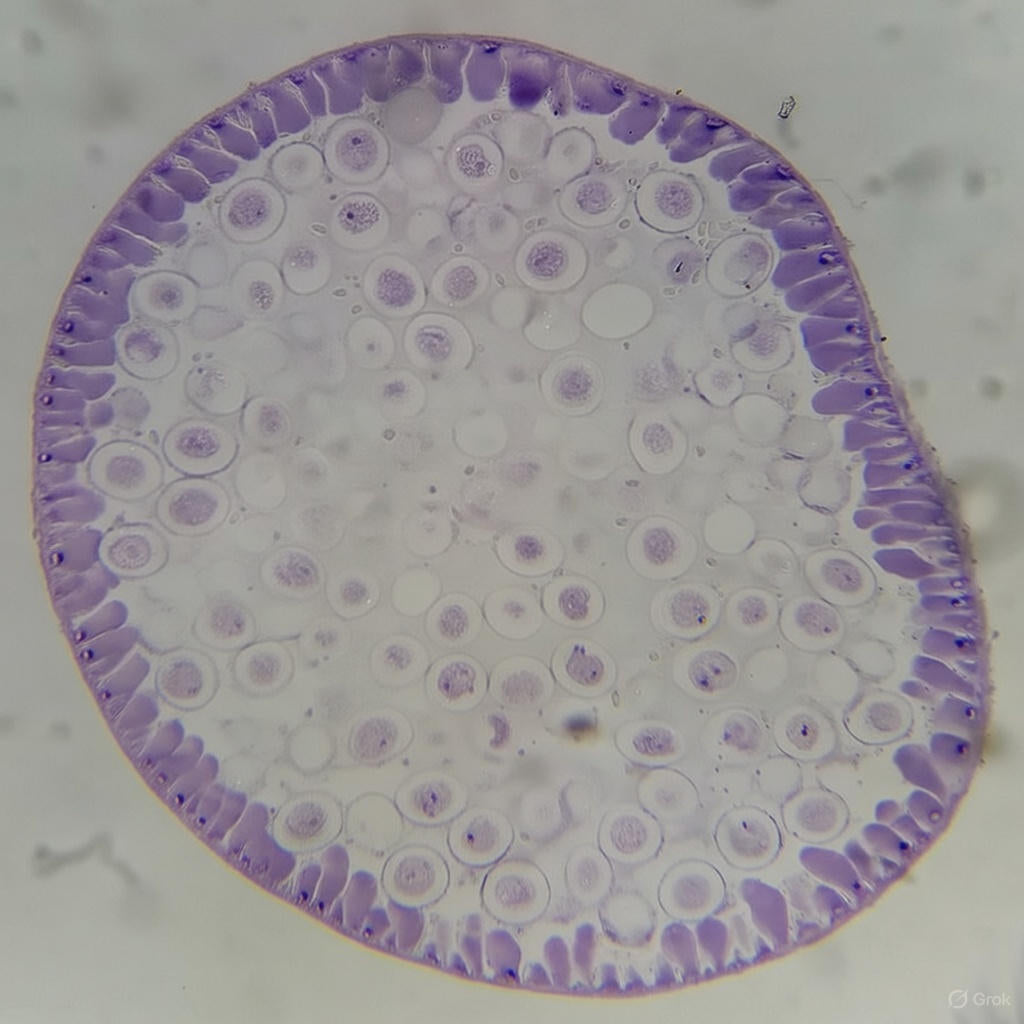 Animal Mitosis, Microscope Slide - Dr Wong Anatomy