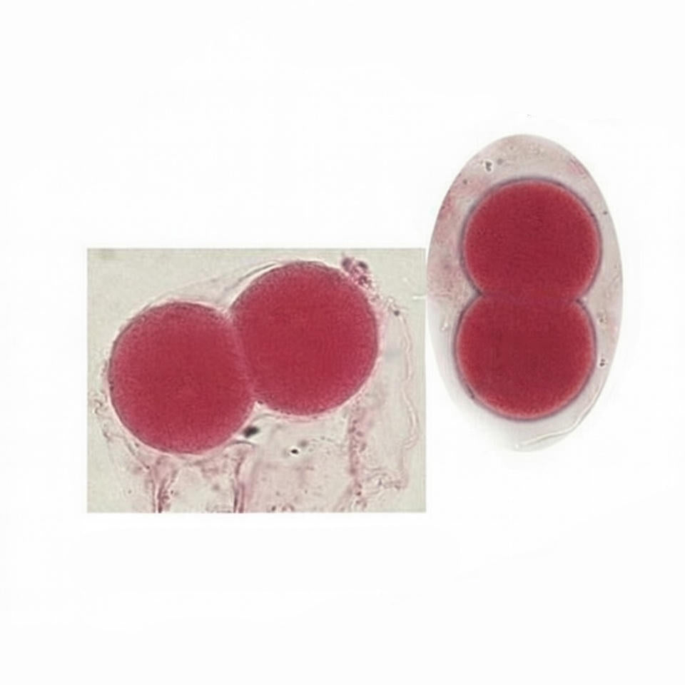 Amphioxus Egg, 2-Cell Stage, Prepared Microscope Slide