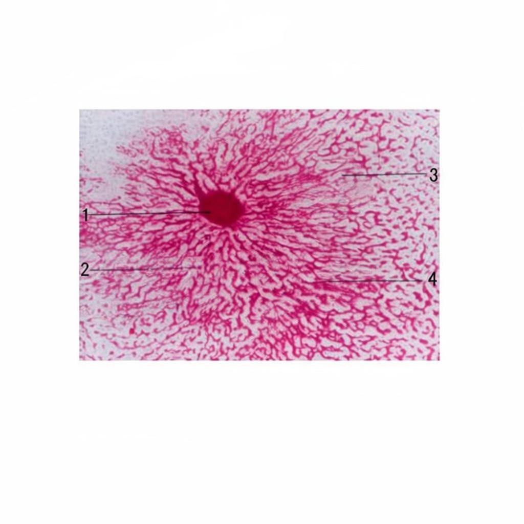 Liver Vascular Injection, Microscope Slide - Dr Wong Anatomy