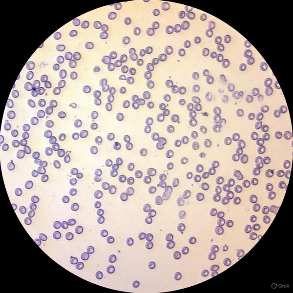 Aplastic Anemia Bone Marrow Smear, Microscope Slide - Dr Wong Anatomy
