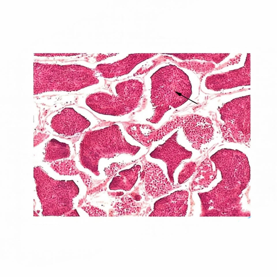 Silver Carp Testis, Microscope Slide - Dr Wong Anatomy