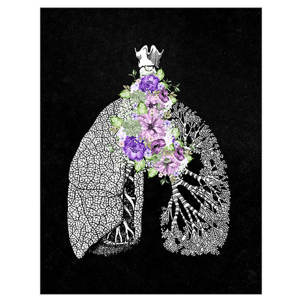 Anatomy Art Print - Lung