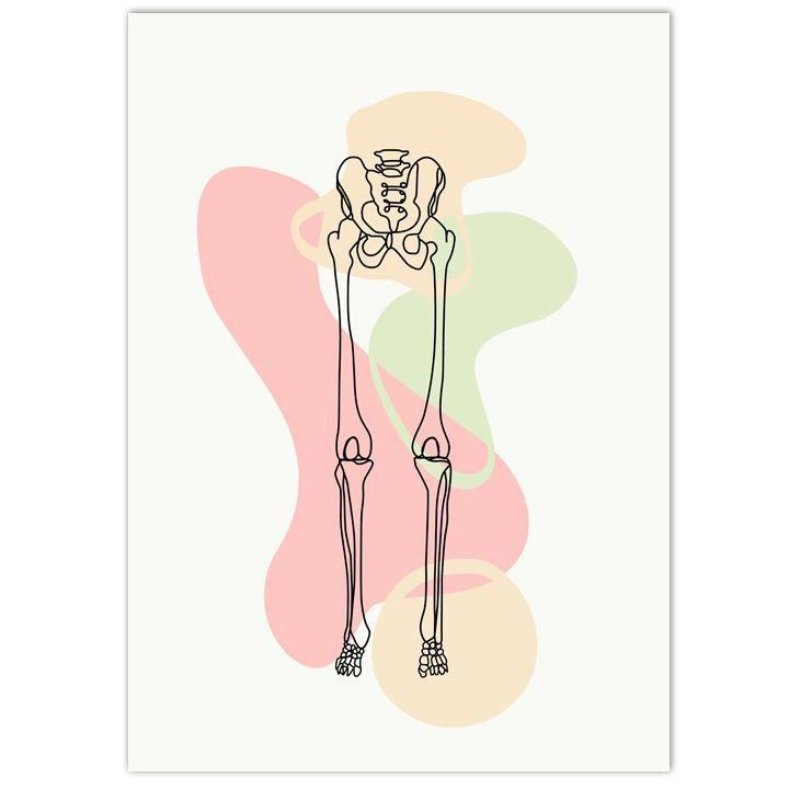 Anatomy Art Print - Lower Limb