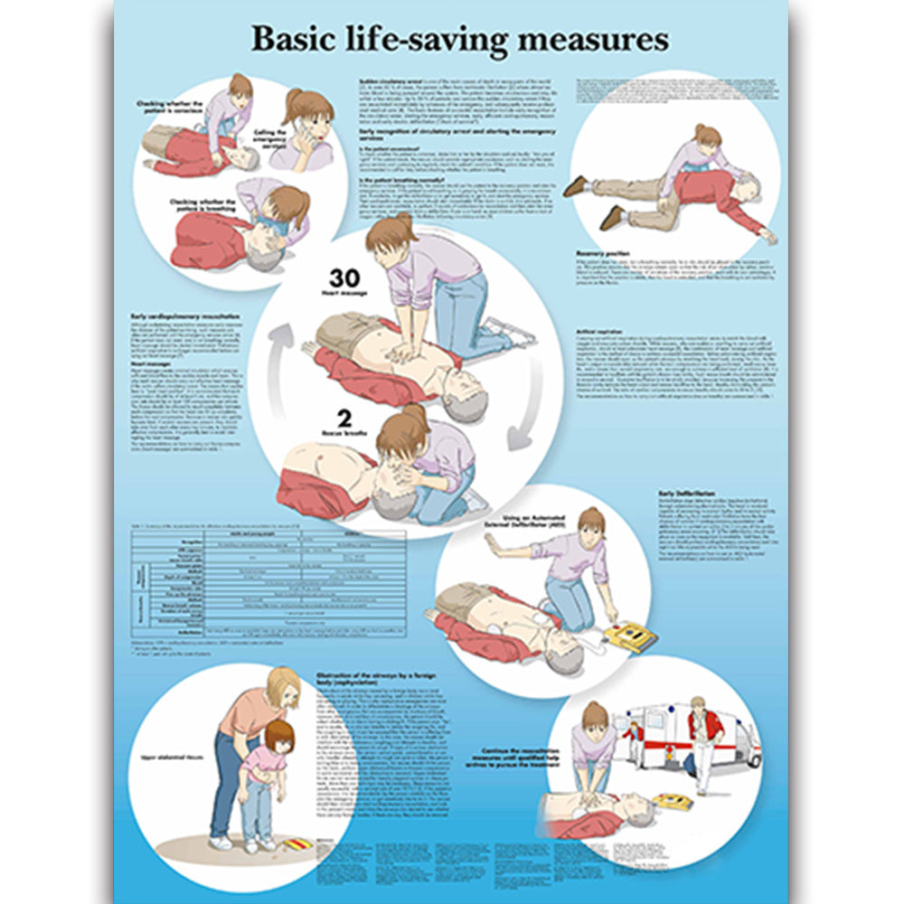 Basic Life-Saving Measures Chart 